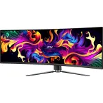 MSI - MPG 491CQPX QD-OLED 49" 5120x1440 (DQHD) Curved OLED Quantum Dot Monitor 240Hz 0.03ms(GTG) HDR400 Type-C Display HDMI - Black (MPG 491CQPX QD-OLED)