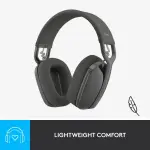 Logitech - Zone Vibe 100 Bluetooth Over Ear Headphones - Graphite (981-001256)