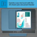 HP Smart Tank 7602 Wireless All-in-One Supertank Printer – Dark Surf Blue