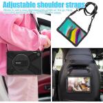 BRAECN Case for Galaxy Tab S5e 10.5" (2019) – Shockproof Kids Cover with Stand, Strap & Screen Protector – Black