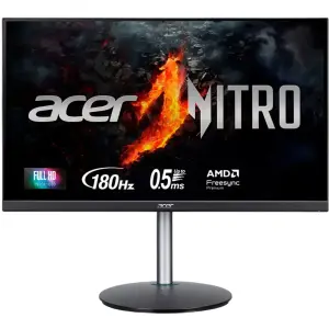 Acer Nitro 23.8” FHD 180Hz FreeSync Gaming Monitor – Black