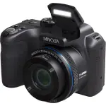 Minolta ProShot MN26Z 20MP Bridge Camera with 26x Zoom – Black