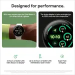 Google - Pixel Watch 3 (45mm) Smartwatch with Obsidian Band - Wi-Fi - Matte Black (GA05785-US)