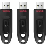 SanDisk - Ultra 32GB USB 3.0 Flash Drive with Hardware Encryption (3-Pack) - Black