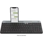 Logitech - K585 Full-size Wireless Scissor Keyboard for Windows, Mac, Chrome, Android - Graphite