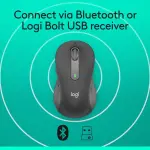 Logitech Signature M650 L Wireless Optical Mouse with Silent Clicks – Graphite