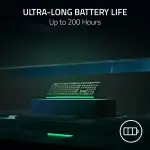 Razer - DeathStalker V2 Pro Full Size Wireless Optical Linear Switch Gaming Keyboard - Black (RZ03-04360200-R3U1)