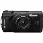 Olympus OM SYSTEM TG-7 4K Waterproof Digital Camera – Black