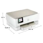 HP ENVY Inspire 7255e Wireless All-in-One Photo Printer – White & Sandstone