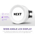 NZXT - Kraken Elite RGB 360mm Radiator CPU Liquid Cooler (3 x 120mm Core Fans) - White (RL-KR36E-W1)