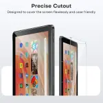 SaharaCase - ZeroDamage Ultra Strong Tempered Glass Screen Protector for Amazon Fire HD 10 (2023) - Clear (ZD-T00060)