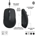 Logitech MX Anywhere 3S Wireless Bluetooth Mouse – Black