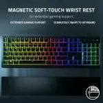 Razer - Ornata V3 Full-Size Wired Mecha-Membrane Gaming Keyboard with Chroma RGB Backlighting - Black