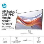 HP 31.5" FHD 100Hz VA Monitor – HDMI/VGA – Silver & Black