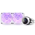 NZXT - Kraken RGB 240mm Radiator CPU Liquid Cooler (2 x 120mm Core Fans) with RGB Controller and 1.54" LCD Display - White