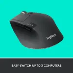 Logitech M720 Triathlon Wireless Optical Mouse – Black