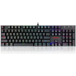REDRAGON K565-RGB Wired Mechanical Gaming Keyboard - RGB, 104 Keys, Red Switches