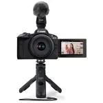 Canon EOS R50 4K Mirrorless Camera with RF-S 18-45mm Content Creator Kit – Black