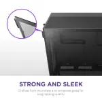 NZXT - H5 Flow RGB 2024 Compact ATX Mid-Tower Airflow PC Case - Black (CC-H52FB-R1)