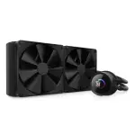 NZXT - Kraken 280mm Radiator CPU Liquid Cooler (2 x 140mm F Fans) with 1.54" LCD Display - Black (RL-KN280-B1)