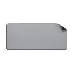Logitech - Desk Mat Studio Series Extended Mouse Pad (Large) - Mid Gray (956-000047)