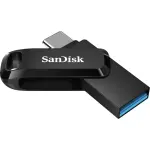 SanDisk 256GB Dual USB-A/USB-C Flash Drive – Black