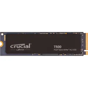 Crucial - T500 2TB Internal SSD PCIe Gen 4x4 NVMe M.2 (CT2000T500SSD8)