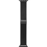 Insignia™ - Stainless Steel Mesh Band for Apple Watch 44mm, 45mm, 46mm Series 10, 49mm, SE, Ultra and Ultra 2 49mm - Black (NS-AWB45BMB2)