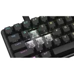 CORSAIR - K65 PRO MINI RGB 65% Optical-Mechanical Gaming Keyboard Backlit RGB LED, OPX - Black (CH-91A401A-NA)