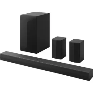 LG - 5.1-Channel S60TR Home Theater Soundbar with Wireless Subwoofer - Black (S60TR.AUSALLK)
