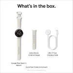 Google - Pixel Watch 3 (45mm) Smartwatch with Obsidian Band - Wi-Fi - Matte Black (GA05785-US)