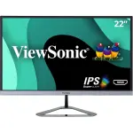 ViewSonic VX2276-SMH 22" IPS FHD Monitor (DisplayPort, VGA, HDMI) - Silver