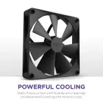 NZXT - Kraken 280mm Radiator CPU Liquid Cooler (2 x 140mm F Fans) with 1.54" LCD Display - Black (RL-KN280-B1)