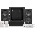 Sonance - MAG SSTVAUDIO - Mag Series Sonos® powered 2.0-Channel Sound Bar Alternative (Each) - Paintable White (SSTVAUDIO)