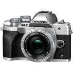 Olympus OM-D E-M10 Mark IV Mirrorless Camera with 14-42mm Lens – Silver
