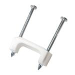 Gardner Bender 3/4 in. White Plastic Staples for Non-Metallic Cable (175-Pack) (PS-175J)
