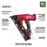 Milwaukee(Tool-Only) M18 FUEL 18-Volt Lithium-Ion Brushless Cordless Gen II 18-Gauge Brad Nailer (2839-20)