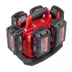 Milwaukee M18 18-Volt 6-Port Lithium-Ion Sequential Battery Charger (48-59-1806)