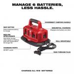 Milwaukee M18 18-Volt 6-Port Lithium-Ion Sequential Battery Charger (48-59-1806)