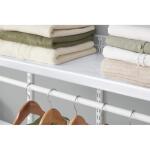 Everbilt 4 ft. x 12 in. Decorative Shelf Cover - White (90338)