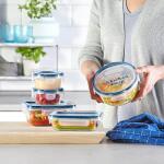 Pyrex10-Piece FreshLock Plus Glass Storage with Microban Set (1143008)