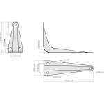 Everbilt 10 in. x 12 in. White Shelf Bracket (15254)