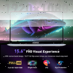 Toemaagic 15.6" FHD Laptop, 16GB RAM, 512GB SSD, Intel Celeron N95, Windows 11 Pro