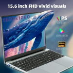 KUU 15.6" FHD Laptop, Intel Celeron, 24GB RAM, 1TB SSD