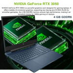 HP Victus 15.6" FHD 144Hz Gaming Laptop, i5-12450H, RTX 3050, 32GB RAM, 1TB SSD, Backlit KB, Wi-Fi 6, Win 11, Blue