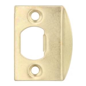 Defiant Latch Strike Bright Brass (2 per Pack )