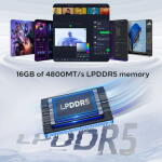 OTVOC 16" Laptop, Intel N95, 16GB DDR5 RAM, 1TB NVMe SSD, Windows 11, Gray