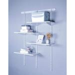 Everbilt30 in. Heavy-Duty White Vertical Rail - Shelf Tracks (91216)