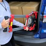 Milwaukee 150 lbs. Convertible Fold-Up Steel Hand Truck with One 60 in. Bungee Cord (73777)