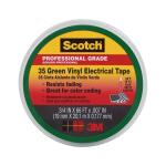 3M Scotch 3/4 in. x 66 ft. 35 Electrical Tape, Green (10851-BA-10)